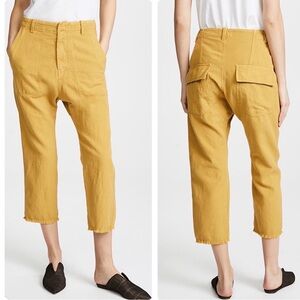 NILI LOTAN Luna Pant, Mustard, Size 4